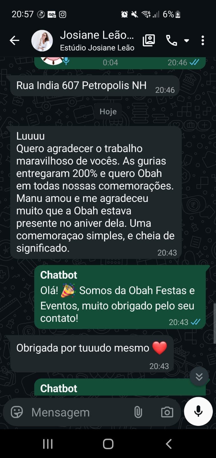 Depoimento Josiane